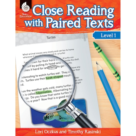 Shell Education Close Reading with Paired Texts Level 1 51357